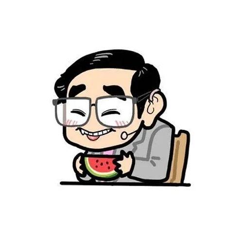 吃瓜表情包动图